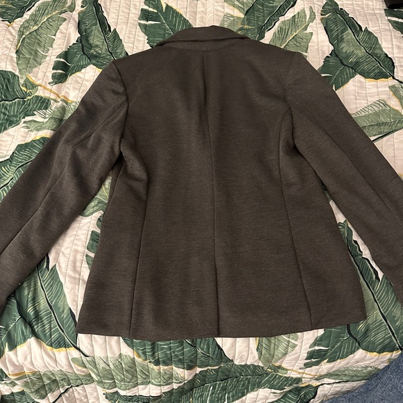 Gray GAP Modern Fit Blazer with Notched Lapels - Picture 3 of 7